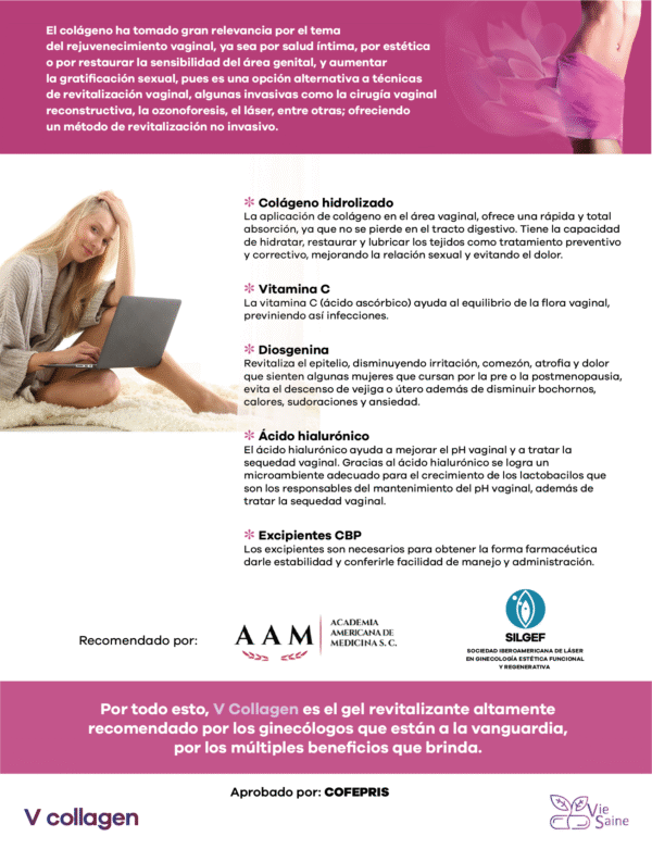Colageno vaginal Vcollagen - Imagen 3